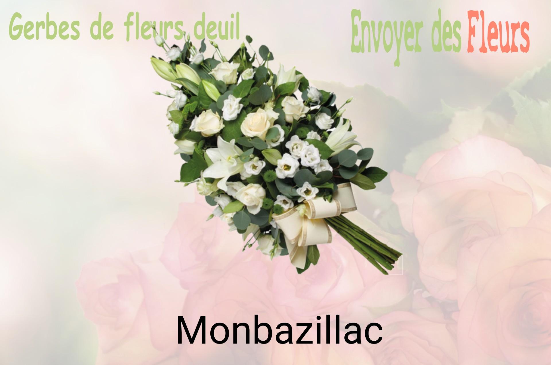 Gerbe de fleurs de deuil livrée à Monbazillac